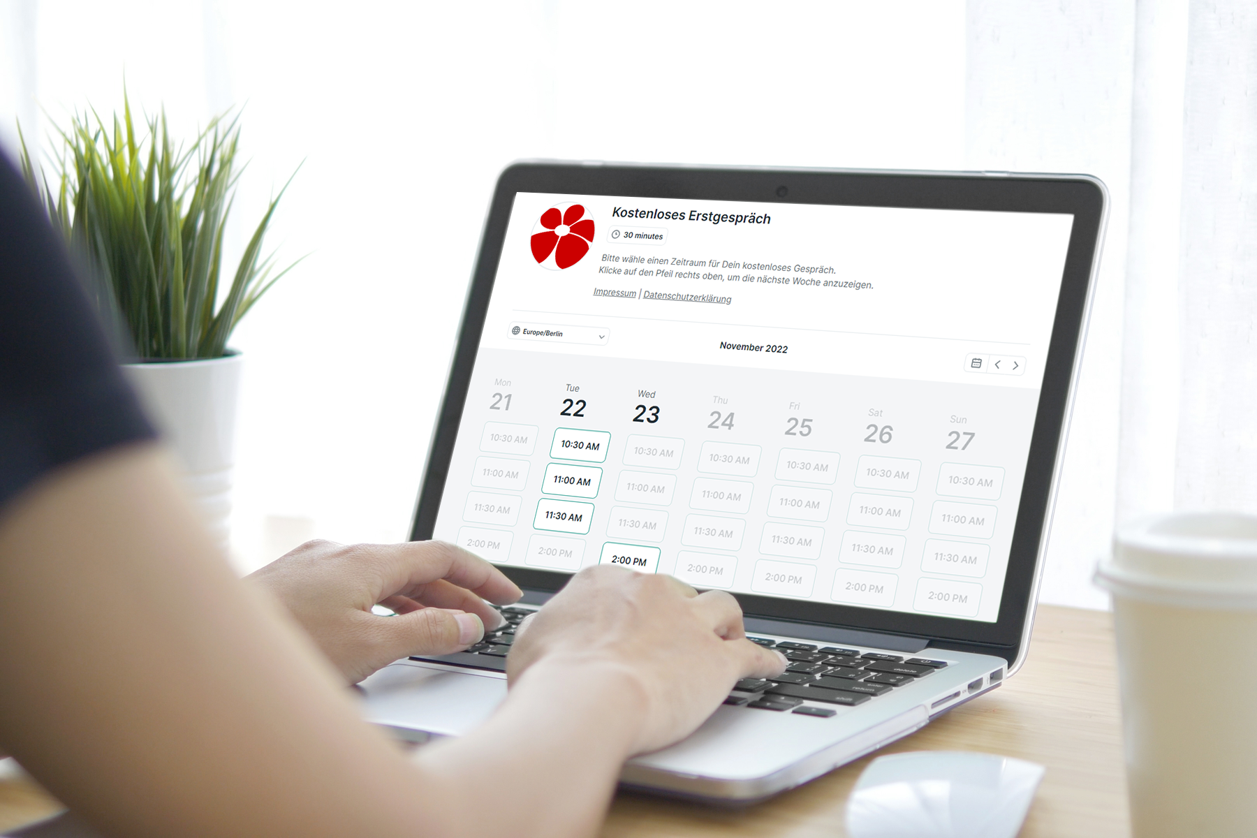Online-Terminplanung