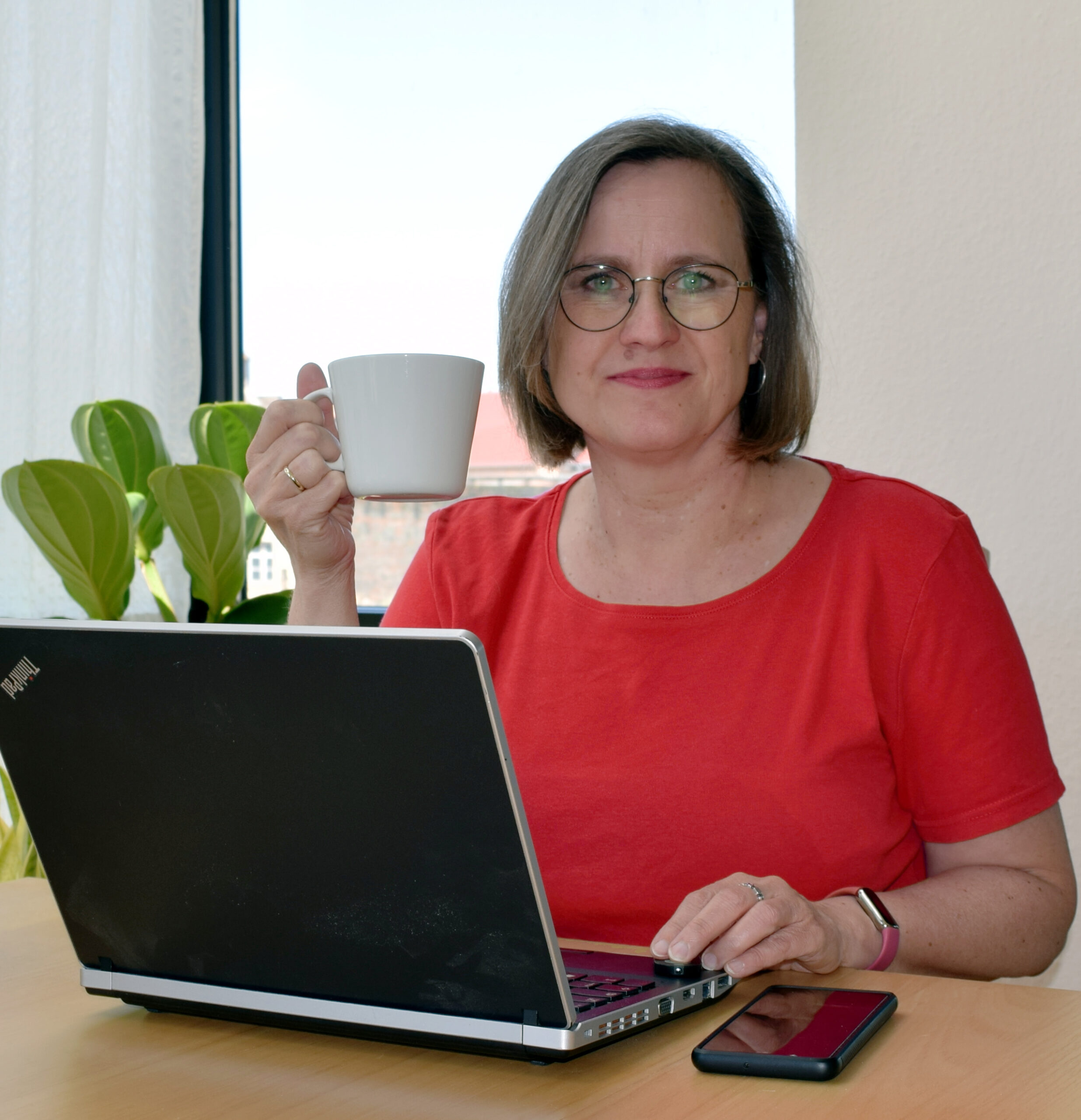 Brita Dose am Laptop - Individuelle Website erstellen